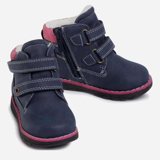 Детские зимние ботинки для девочки Nelli Blu CM2029-40(II)DZ 23 Темно ...