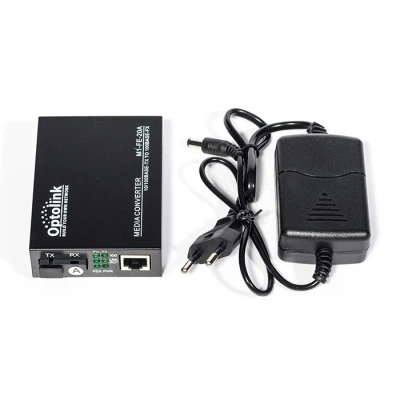 Медиаконвертер Optolink 100M, 20km, SC, RJ45, Tx 1310nm (1M-FE-20A) - Фото 3 Медиаконвертер Optolink 100M, 20km, SC, RJ45, Tx 1310nm (1M-FE-20A) - изображение 3