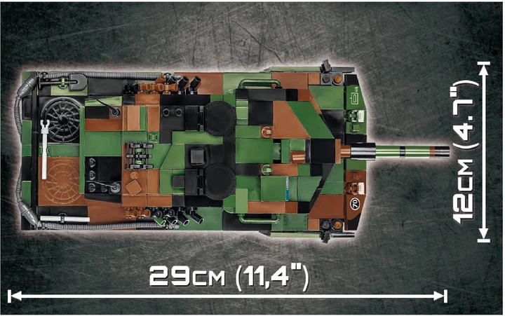 Klocki konstrukcyjne Cobi Czołg Leopard 2 945 elementów (COBI-2620) - obraz 5