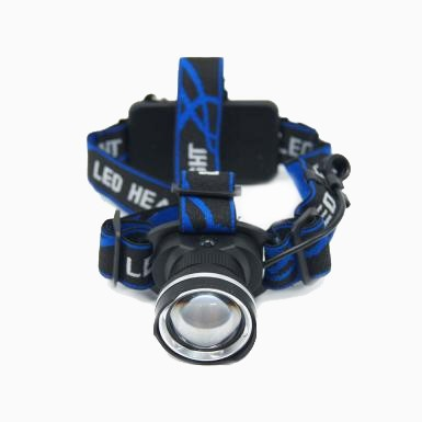 Налобний ліхтар Bailong BL-T24-P50 акумуляторний LED/Zoom 3 режими роботи Чорний - зображення 2