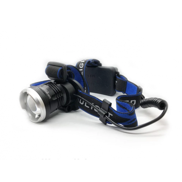 Налобний ліхтар Bailong BL-T24-P50 акумуляторний LED/Zoom 3 режими роботи Чорний - зображення 3