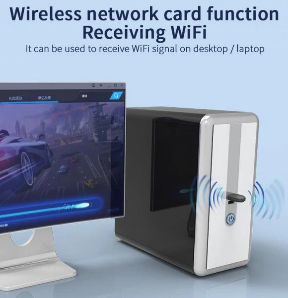 USB адаптер Erston 2 в 1 WiFi (2.4G) + Bluetooth 4.2 Mini - зображення 4