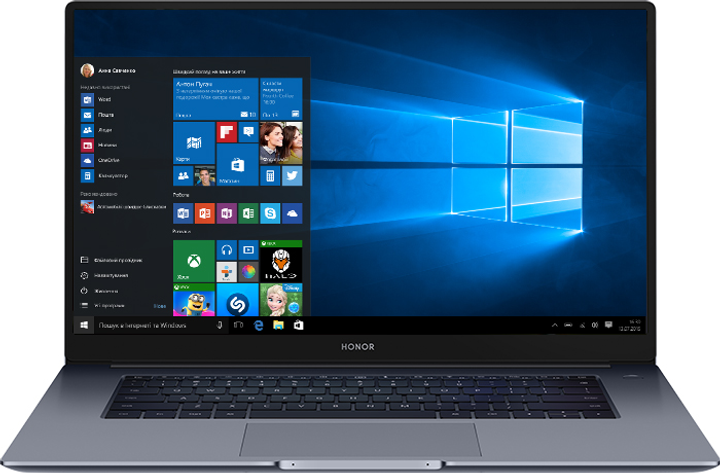 Ноутбук Honor MagicBook X 15 (BBR-WAH9) Space Grey / металлический ...