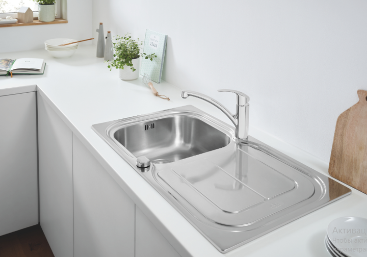 Мийка кухонна GROHE - K300 45 86/50 31563SD0 НЕРЖ.СТАЛЬ - зображення 4