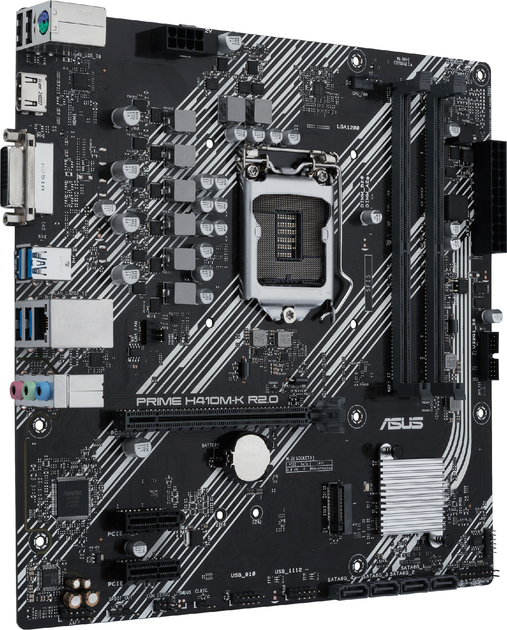 Материнская плата Asus Prime H410M-K R2.0 (s1200, Intel H470, PCI-Ex16 ...
