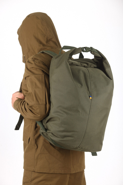 Тактична транспортна сумка-баул, мішок армійський Melgo на 45 л Олива з Oxford 600 Flat - зображення 1