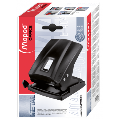 Дырокол Maped Essentials Metal 45 листов (MP.404411) - Фото 3 Дырокол Maped Essentials Metal 45 листов (MP.404411) - изображение 3