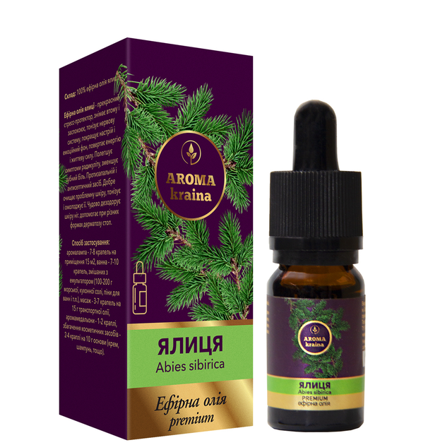 Ефірна олія "Premium Ялиця" AROMA kraina 10мл (MP00007) - Фото 1 Ефірна олія "Premium Ялиця" AROMA kraina 10мл (MP00007) - зображення 1