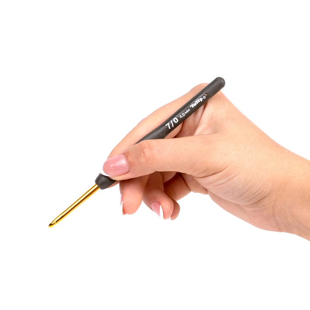 Гачок для в'язання Tulip Etimo сірий 4,0 мм х 14 см (№7) T15-700e - Фото 5 Гачок для в'язання Tulip Etimo сірий 4,0 мм х 14 см (№7) T15-700e - зображення 5