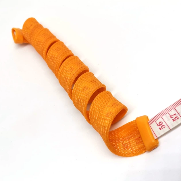 Бигуди Magic Curler "Спираль" длина 55 см, набор 18 шт., стандартный локон, оранжево-розовые - изображение 2