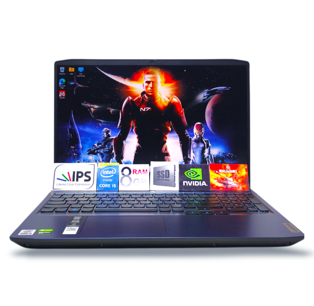 Ноутбук Lenovo IdeaPad 3 gaming FHD IPS i5-10300H 4ядра 8Gb SSD256GB ...