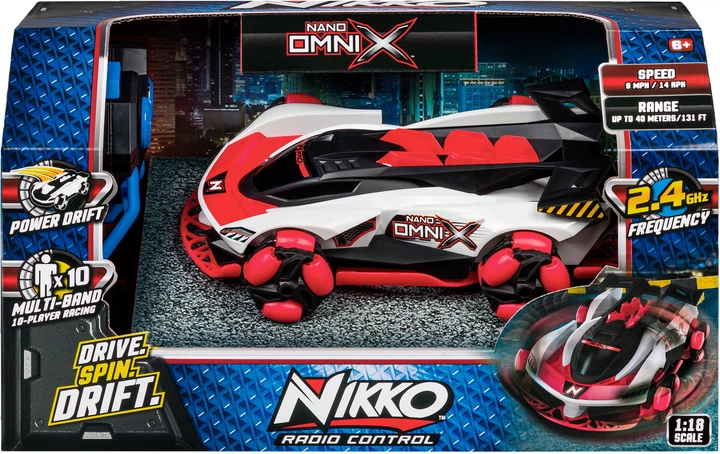 Машинка на р/у Nikko Nano Omni X Galactic Red (10201) – игрушки с