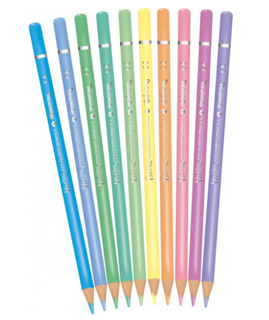 Карандаши цветные Colorino Пастель круглые 10 цветов (80813PTR) - изображение 2