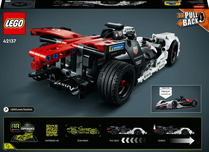 Zestaw klocków LEGO Technic Formula E Porsche 99X Electric 422 elementy (42137) - Zdjęcie 9 Zestaw klocków LEGO Technic Formula E Porsche 99X Electric 422 elementy (42137) - obraz 9