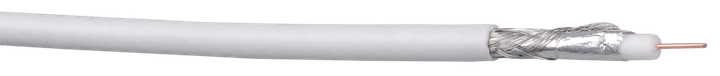 ITK Кабель связи коаксиальный RG6, 75 Ом, FPE, PVC, 305м, белый (CC1 ...