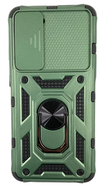 Чехол New Armor c кольцом-подставкой на Samsung Galaxy S21 зеленый - Фото 2 Чехол New Armor c кольцом-подставкой на Samsung Galaxy S21 зеленый - изображение 2