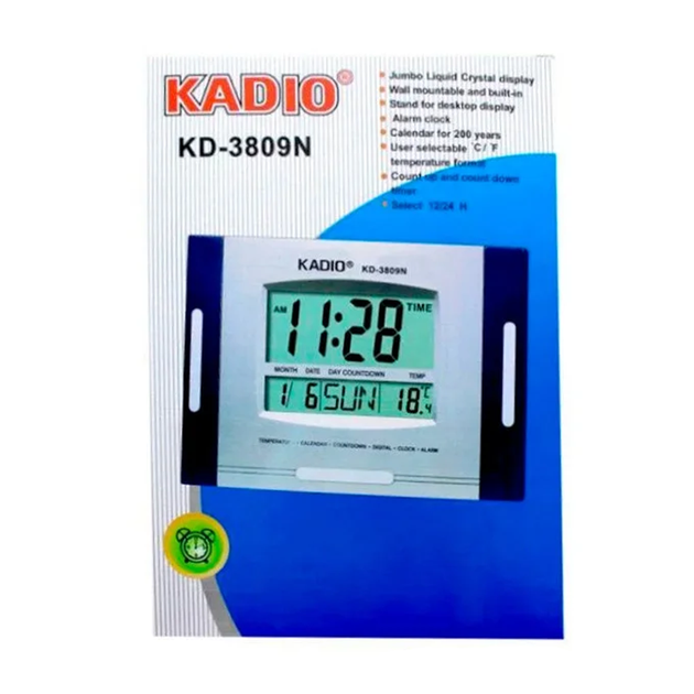 Часы KADIO KD-3809N - Фото 3 Часы KADIO KD-3809N - изображение 3