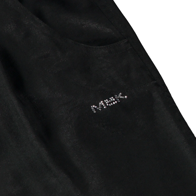 Легкие брюки для девочки Mek 201MIBH005-290 черные 140 - изображение 5