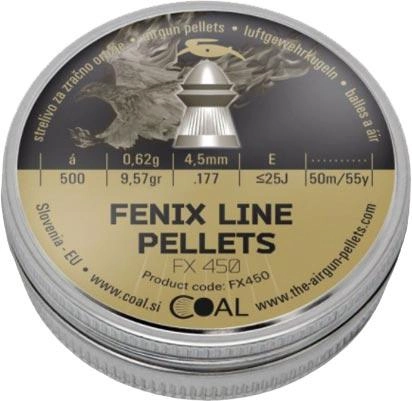 Кулі пневматичні Coal Fenix line 4.5 калібр 500 шт. (39840015) - зображення 1