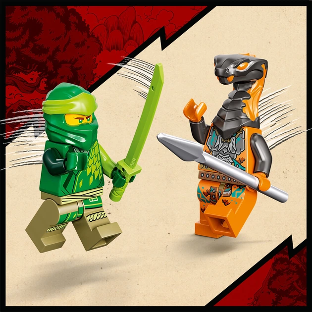 Zestaw klocków LEGO NINJAGO Mech Ninja Lloyda 57 elementów (71757) - obraz 8