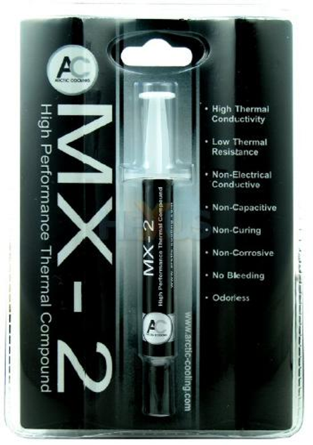 Термопаста Arctic-Cooling MX-2 thermal compound 4G Термопаста Arctic ...