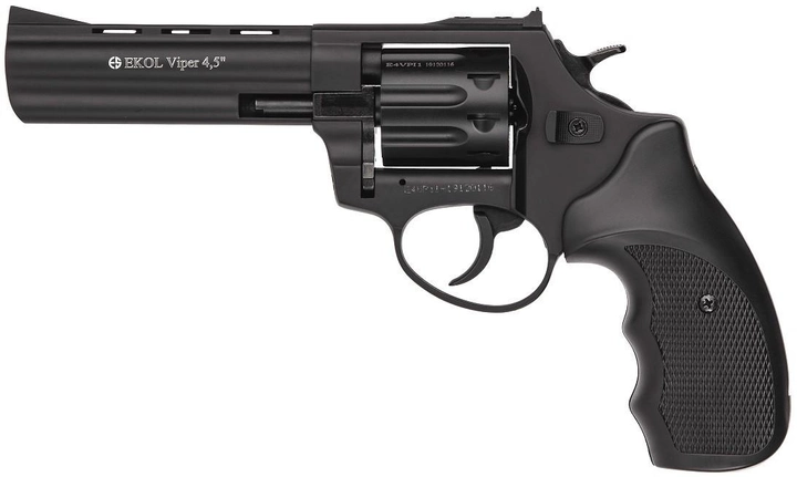 Револьвер під патрон Флобера Ekol Viper 4.5" Matte Black - зображення 1