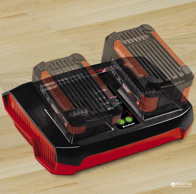 Зарядное устройство для инструмента Einhell X-Change Twincharger 3A (4512069) - изображение 2