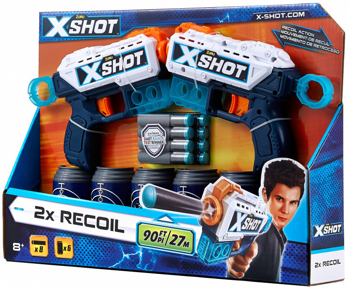 Скорострільний бластер Zuru X-Shot Excel Double Kickback