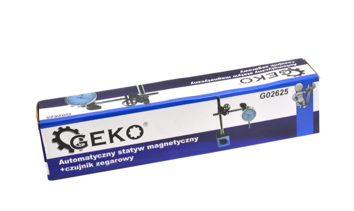 Штатив магнитный и стрелочный индикатор GEKO G02625 - Фото 6 Штатив магнитный и стрелочный индикатор GEKO G02625 - изображение 6