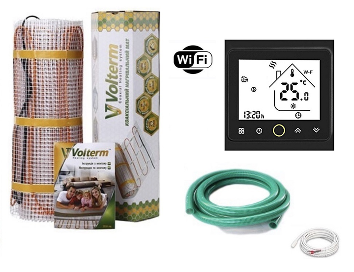 Теплый пол Volterm двухжильный мат под плитку Hot Mat 480 Вт 2.8 м2 с ...