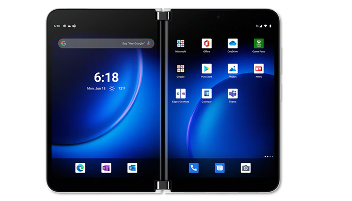 【Berrykey】Microsoft Surface Duo 2 256 Microsoft Surface Duo 2 8GB/256GB (9BY-00001) Glacier – фото