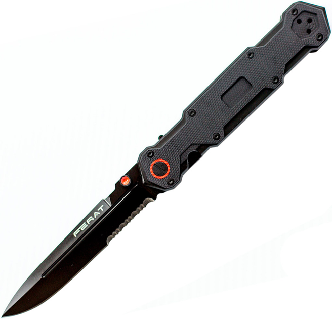Нож Mr. Blade Ferat Black (Serrated) - изображение 1