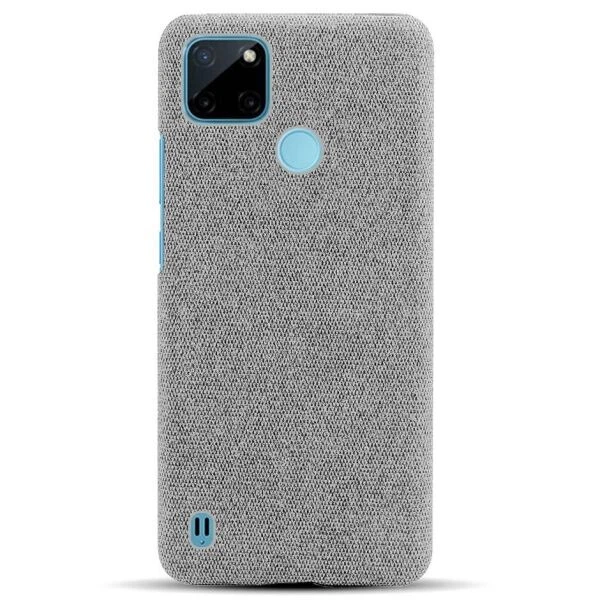 Защитный чехол KSQ Cloth Style для Realme C21Y / C25Y - Light Grey - изображение 3