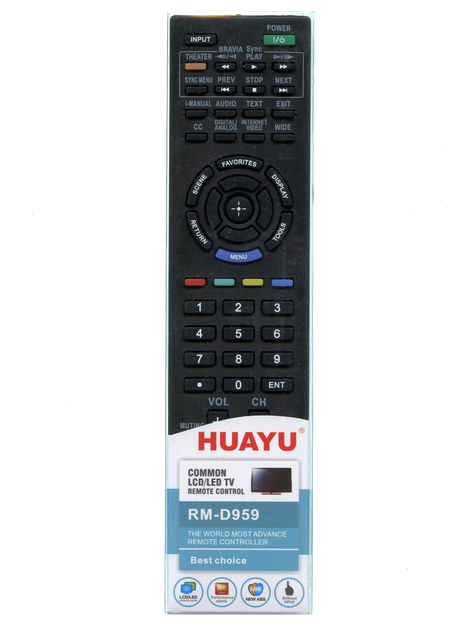 Пульт HUAYU RM-D959 для телевизоров SONY (3024) - изображение 3