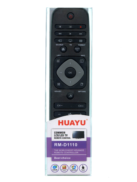 Пульт HUAYU RM-D1110 для телевизоров Philips (3018) - Фото 2 Пульт HUAYU RM-D1110 для телевизоров Philips (3018) - изображение 2