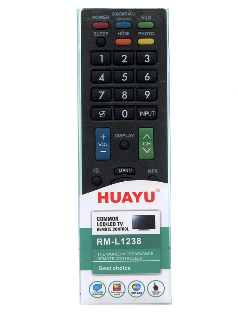 Пульт HUAYU RM-L1238 для телевизоров Sharp (1595) - Фото 3 Пульт HUAYU RM-L1238 для телевизоров Sharp (1595) - изображение 3