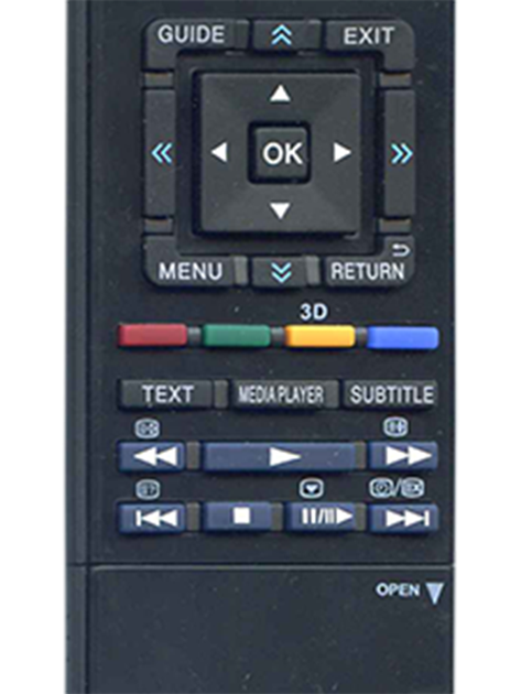Пульт HUAYU RM-L1028 для телевизоров Toshiba (3020) - изображение 2