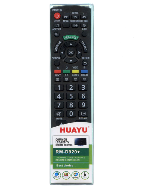 Пульт HUAYU RM-D920+ для телевизоров Panasonic (11123) - изображение 2