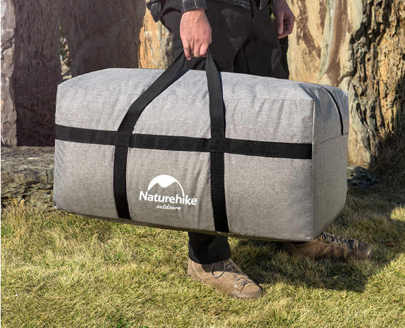 Сумка для зберігання портативна Naturehike NH17S021-L, 100 л, світло-сірий (6927595724927) - Фото 6 Сумка для зберігання портативна Naturehike NH17S021-L, 100 л, світло-сірий (6927595724927) - изображение 6