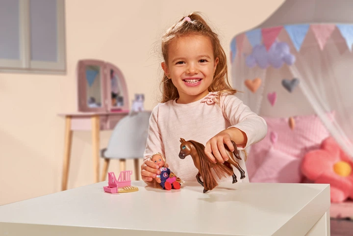 Ляльковий набір Simba Toys Лікар Еві Конячка з новонародженим лошам (5733487) - зображення 8