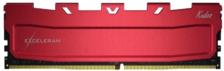 Модуль памяти eXceleram DDR4 8GB 3200 MHz Kudos Red (EKRED4083217A) - Фото 1 Модуль памяти eXceleram DDR4 8GB 3200 MHz Kudos Red (EKRED4083217A) - изображение 1