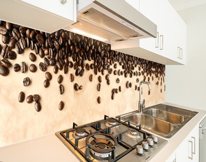 Декор из кофейных зерен для кухни (33 фото)
