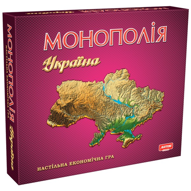 Настольная игра Монополия Украина Artos Games 2-4 игроков экономическая ...