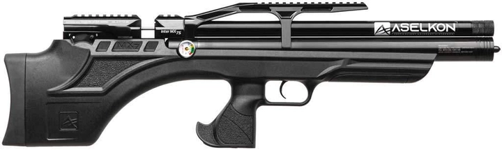 Пневматична гвинтівка (PCP) Aselkon MX7-S Black (кал. 4,5 мм) - зображення 2