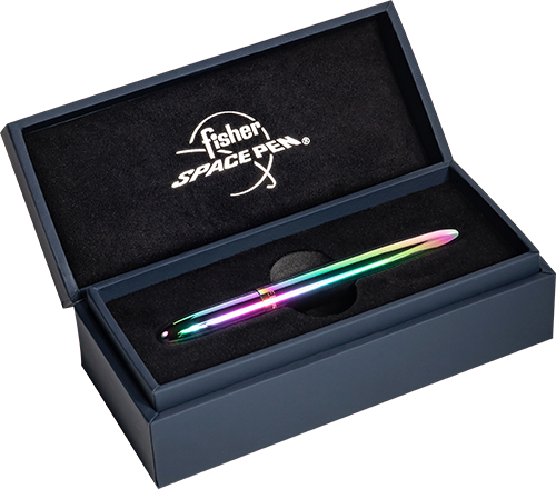 Ручка Fisher Space Pen Булліт Райдужна / 400RB (747609842449) - Фото 4 Ручка Fisher Space Pen Булліт Райдужна / 400RB (747609842449) - зображення 4