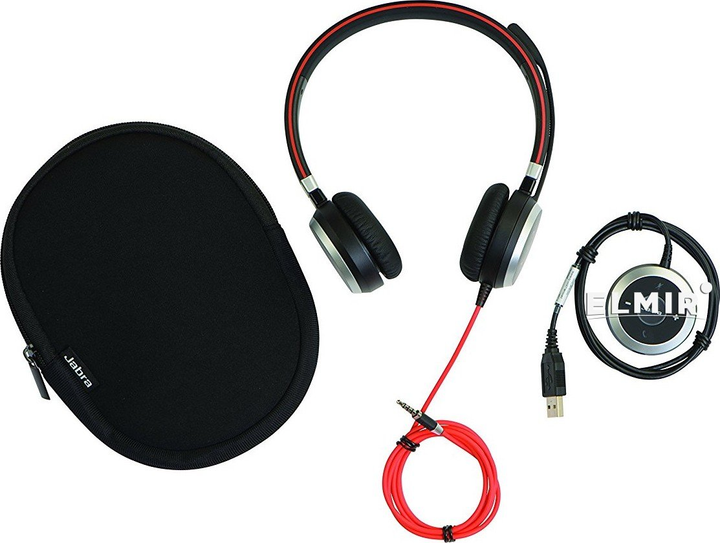 スマホアクセサリー Jabra EVOLVE 40 MS Stereo6399-823-109 Гарнитура JABRA EVOLVE 40 MS Stereo Black (6399-823-109) ᐉ