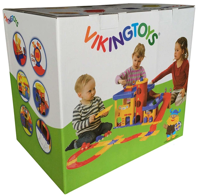 Zestaw do zabawy Viking Toys Duży garaż 2 poziomy (5502) (7317670055029) - obraz 3