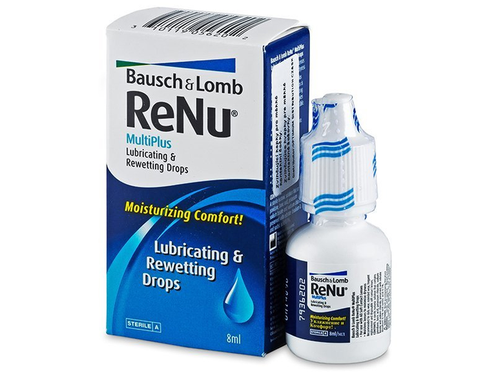 Очні краплі Bausch & Lomb Renu Multiplus Drops 8 мл - зображення 1