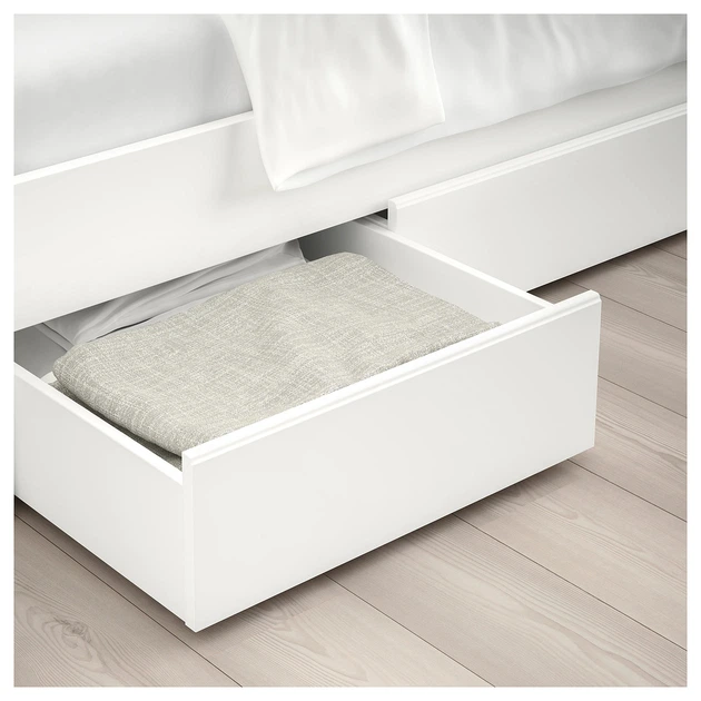 Каркас ліжка з 4 відділеннями для зберігання SONGESAND IKEA 292.413.20 білий - Фото 3 Каркас ліжка з 4 відділеннями для зберігання SONGESAND IKEA 292.413.20 білий - зображення 3