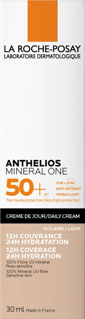 Сонцезахисний тональний крем La Roche-Posay Anthelios Mineral One Light 01 SPF50 30 мл (3337875706667) - зображення 2